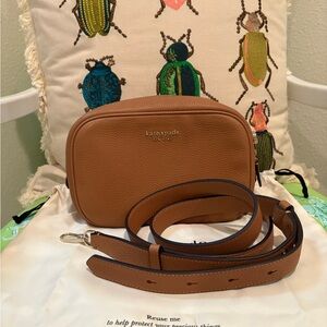 Kate Spade Brown Leather Crossbody Bag